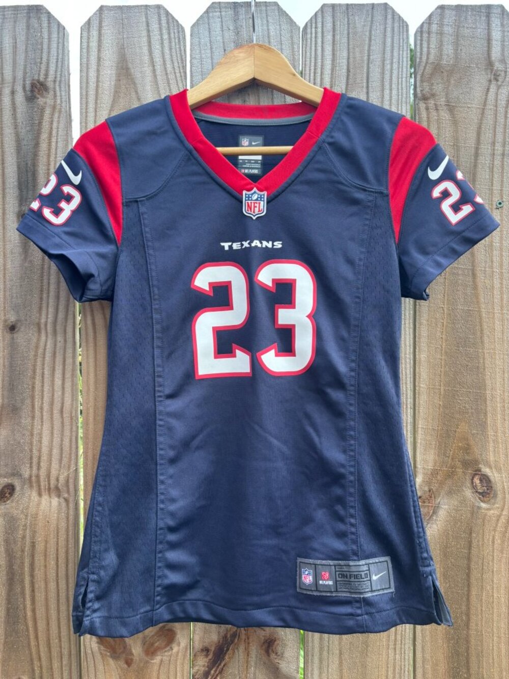 Nike Arian Foster Houston Texans Home Blue Jersey – Youth/Women's XS